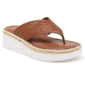 NINE WEST Santo Platform Flip Flop Sandals, Size 7