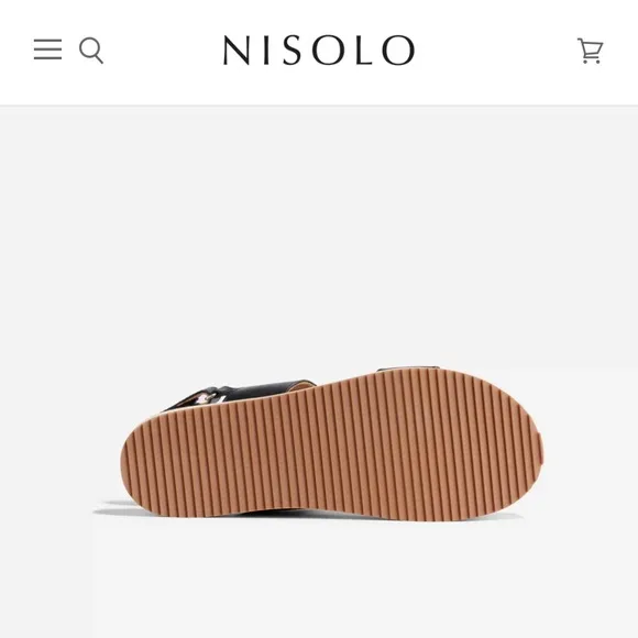 NISOLO Bundle! (2) pairs of Nisolo Flatform sandals for the price of one! Sz 6.5