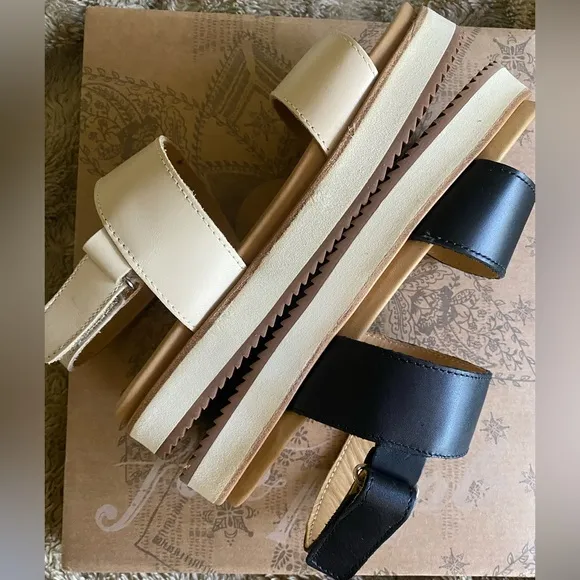 NISOLO Bundle! (2) pairs of Nisolo Flatform sandals for the price of one! Sz 6.5