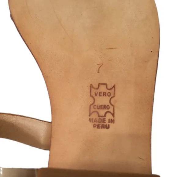 NO. 6 | Palermo Nude Patent Leather Sandals in Size US 7