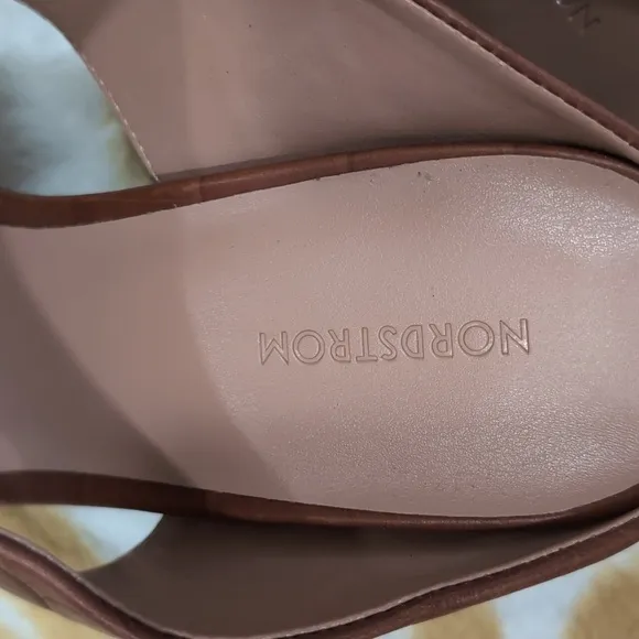 Nordstrom Brown Leather Sandals