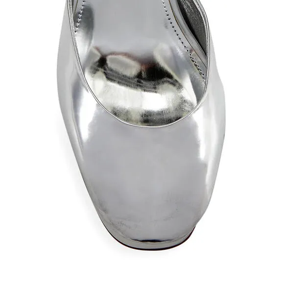 NWB LARROUDE Ari Metallic Leather Ankle-Strap Platform Sandals US SZ 11 $350