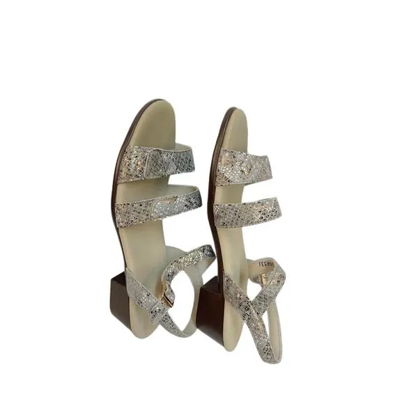 NWB! SAS Women's Savanna Sandals Multi/Snake Gold 11.5 M (B)