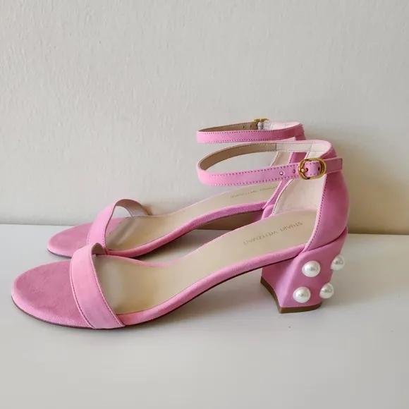 NWB STUART WEITZMAN Simple Imitation Pearl Sandal