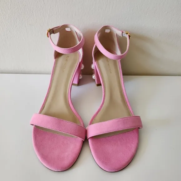 NWB STUART WEITZMAN Simple Imitation Pearl Sandal