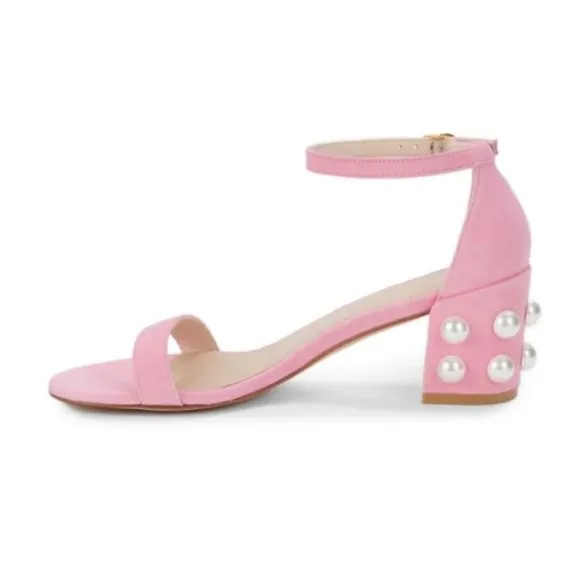 NWB STUART WEITZMAN Simple Imitation Pearl Sandal