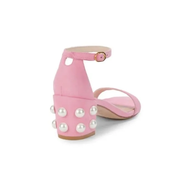 NWB STUART WEITZMAN Simple Imitation Pearl Sandal