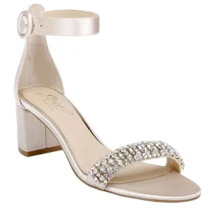 NWOB JEWEL BADGLEY MISCHKA James Block Heel Evening Sandals