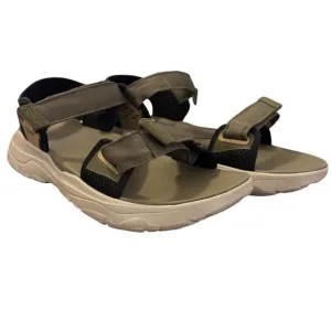 NWOB MENS SIZE 11 DARK OLIVE TEAL 1124049 TEVA ZYMIC TRAVEL SPORT SANDALS