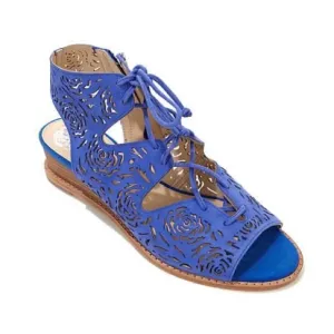 NWOB VINCE CAMUTO Regey Suede Gladiator Demi-Wedge