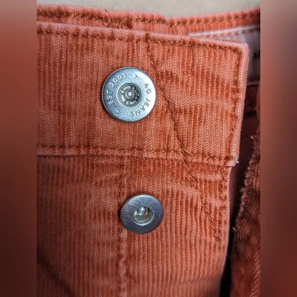 NWOT AG Adriano Goldschmied Alexxis High Rise Corduroy Shorts - Cinnamon