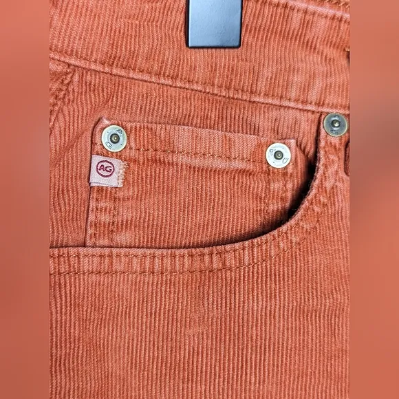 NWOT AG Adriano Goldschmied Alexxis High Rise Corduroy Shorts - Cinnamon