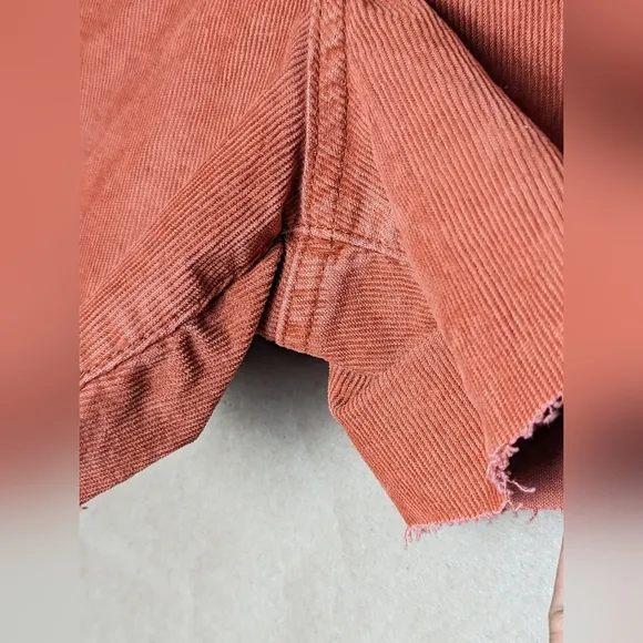 NWOT AG Adriano Goldschmied Alexxis High Rise Corduroy Shorts - Cinnamon