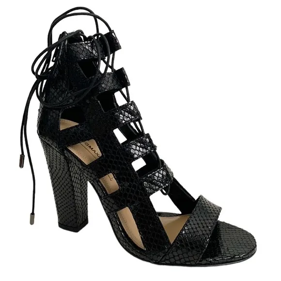 NWOT BCBG MaxAzria Lace Up Heels Sandals