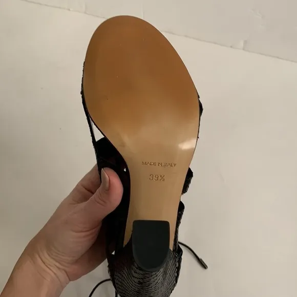 NWOT BCBG MaxAzria Lace Up Heels Sandals