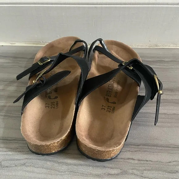 NWOT Birkenstock Sandals Black Women’s EU37/US 6.5 Made in Germany
