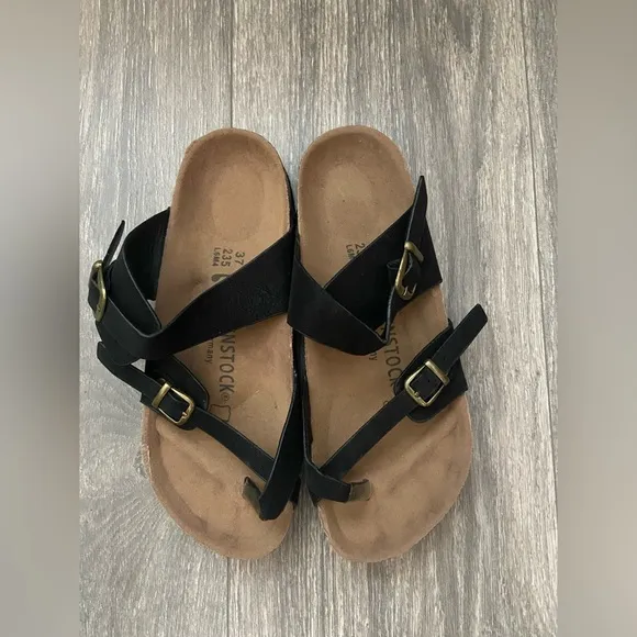 NWOT Birkenstock Sandals Black Women’s EU37/US 6.5 Made in Germany