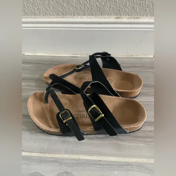 NWOT Birkenstock Sandals Black Women’s EU37/US 6.5 Made in Germany