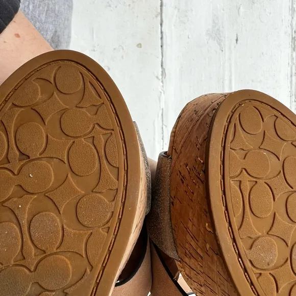 NWOT Coach Women’s ISLA Platform Wedge Sandals