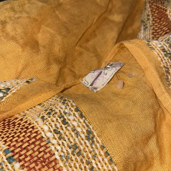 NWOT Free People *Emerald Coast Kimono* in Golden Rod ONE SIZE