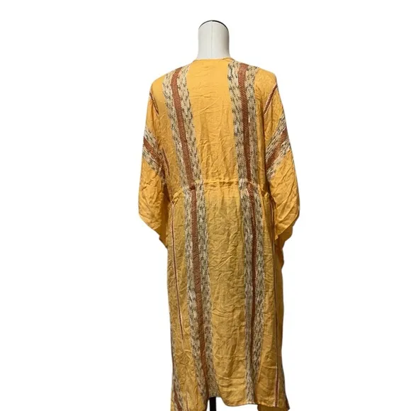 NWOT Free People *Emerald Coast Kimono* in Golden Rod ONE SIZE