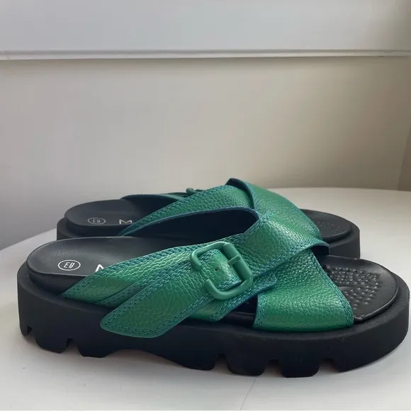 NWOT Free People Miista Lacey Lug Slip On Sandals Size 40