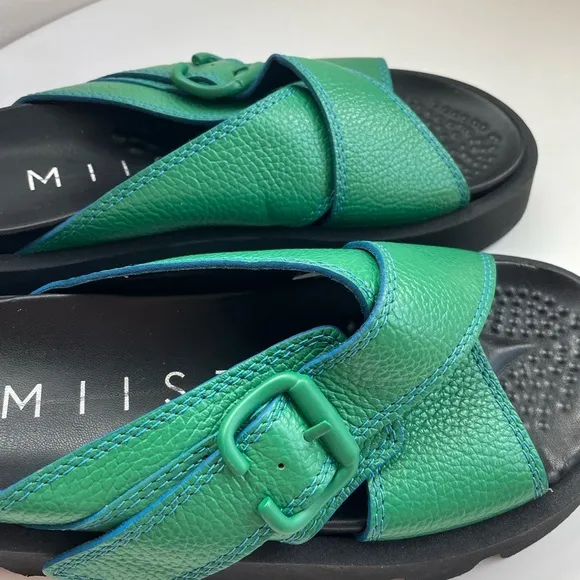 NWOT Free People Miista Lacey Lug Slip On Sandals Size 40