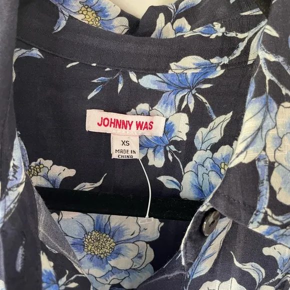 NWOT Johnny Was Magnolia Floral Ruffle Sleeve Maxi Dress Size XS
