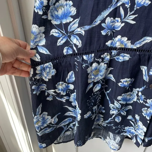 NWOT Johnny Was Magnolia Floral Ruffle Sleeve Maxi Dress Size XS