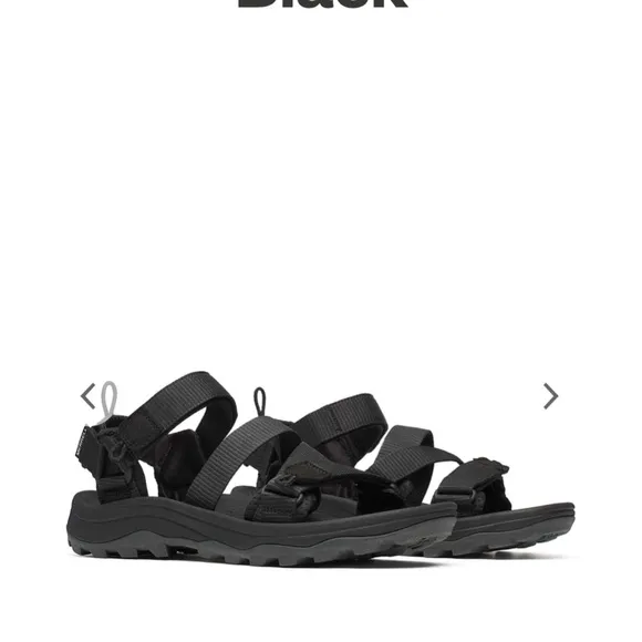 NWOT Men's Merrell Speed Fusion Sport RMX sandals in Black, Size 13
