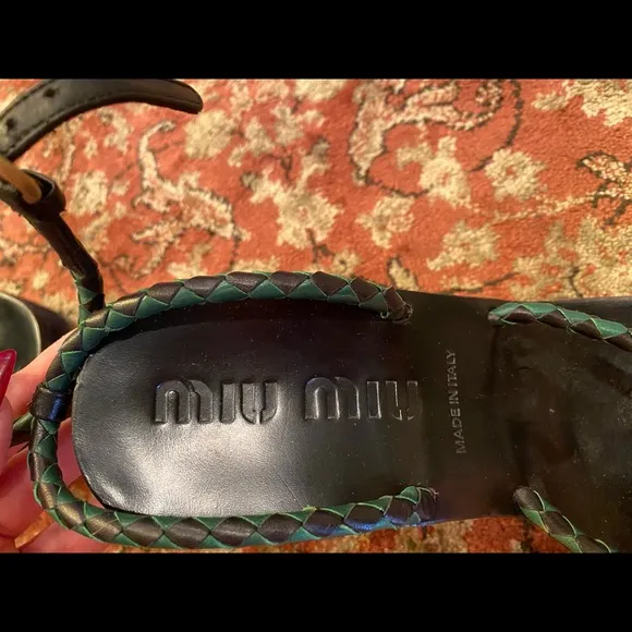 NWOT miu miu platform sandals!