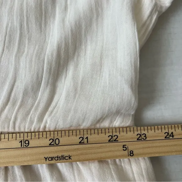 NWOT Pact 100% Organic Cotton Coastal Double Gauze Crossover Dress SZ XXXL