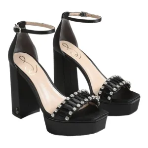NWOT SAM EDELMAN Ninette Rhinestone Platform Sandals. Size 8