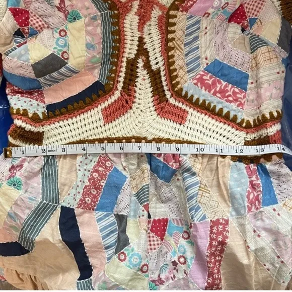NWOT Sea New York Patchwork Quinn Crochet Top Mini Dress