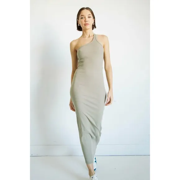 NWOT The Line by K Gael Dress in Artichoke