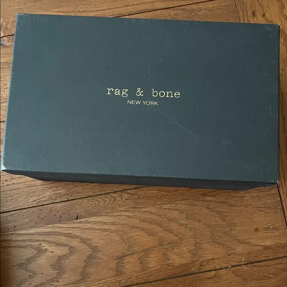 NWT $395 rag &amp; bone | Calla | Suede Wedge Sandals in Black | Size 9.5