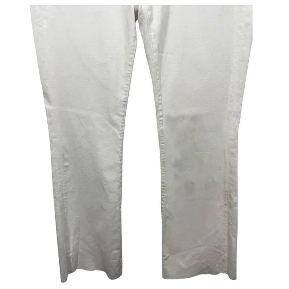 NWT Anthropologie Pilcro The Icon Flare Jeans White 30