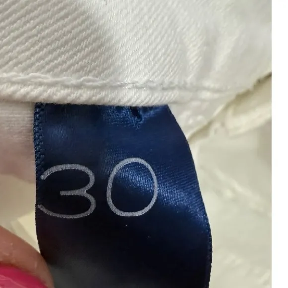 NWT Anthropologie Pilcro The Icon Flare Jeans White 30