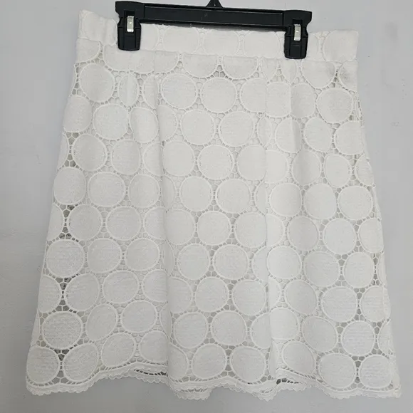 NWT Anthropologie Samia Embroidered Lace Mini Skirt | M