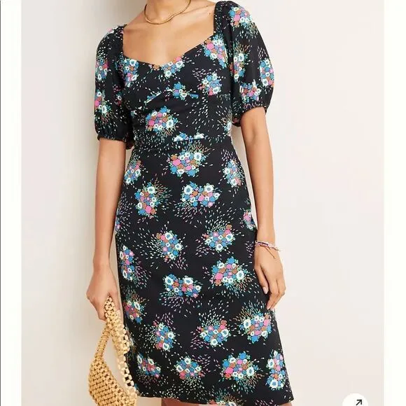NWT Anthropologie Scarletta Sweetheart Mini Dress Size 4 #127