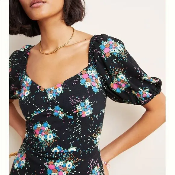 NWT Anthropologie Scarletta Sweetheart Mini Dress Size 4 #127