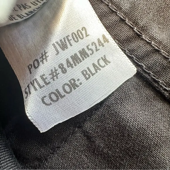 NWT Anthropologie’s Joes Jeans women’s slim straight long true black size 25 NEW