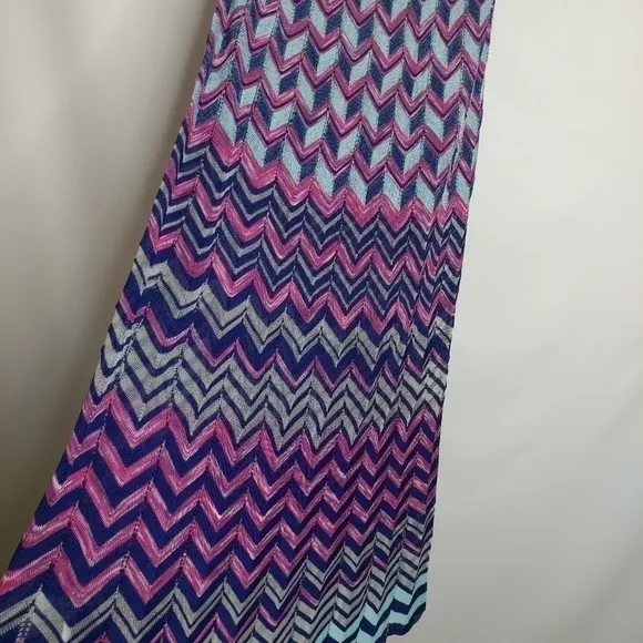 NWT BCBG Vida Marled Maxi Skirt in Magenta