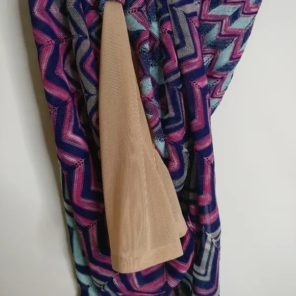 NWT BCBG Vida Marled Maxi Skirt in Magenta
