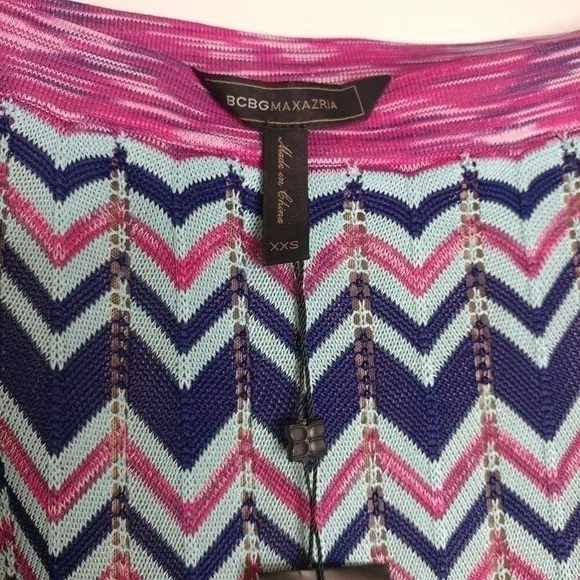 NWT BCBG Vida Marled Maxi Skirt in Magenta