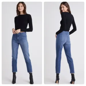 NWT Bella Dahl Dylan Seamed Tapered Jean in Heritage Wash (J3)