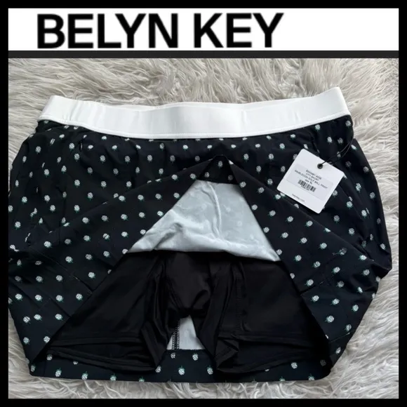 NWT Belyn Key Wimbledon Golf Ball City Skort