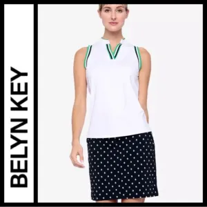 NWT Belyn Key Wimbledon Golf Ball City Skort
