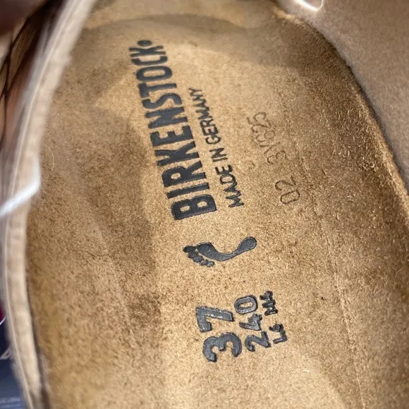 NWT Birkenstock Arizona Metallic Copper Sandals Size 37