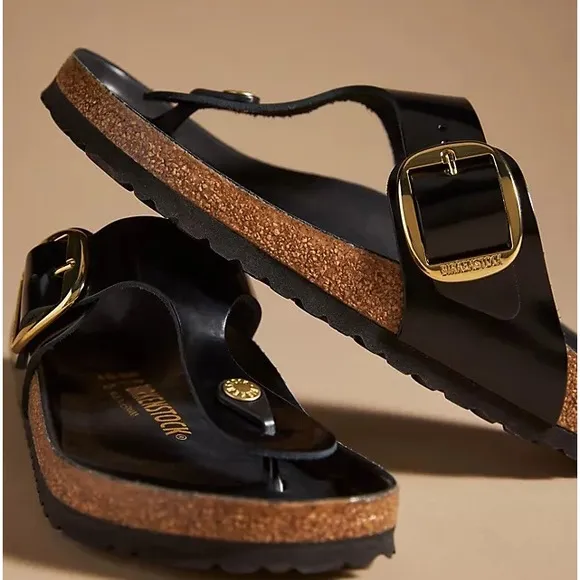 NWT! BIRKENSTOCK Big Buckle Sandals
